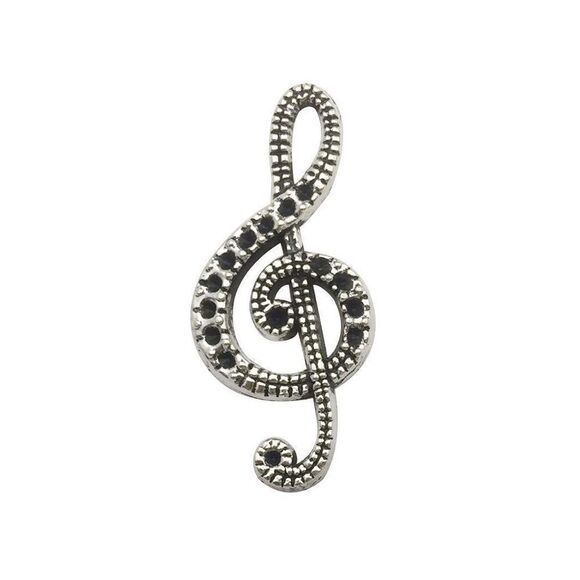 70pcs Craft Supplies Instrument Silver Music Notes Charms Pendants for Crafting - Picture 5 of 7